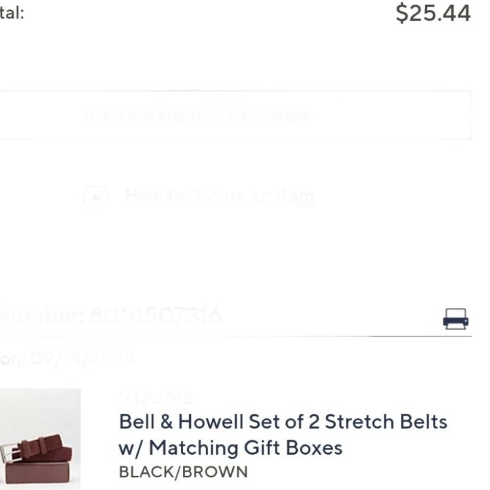 Bell & Howell Brown Stretch Belt